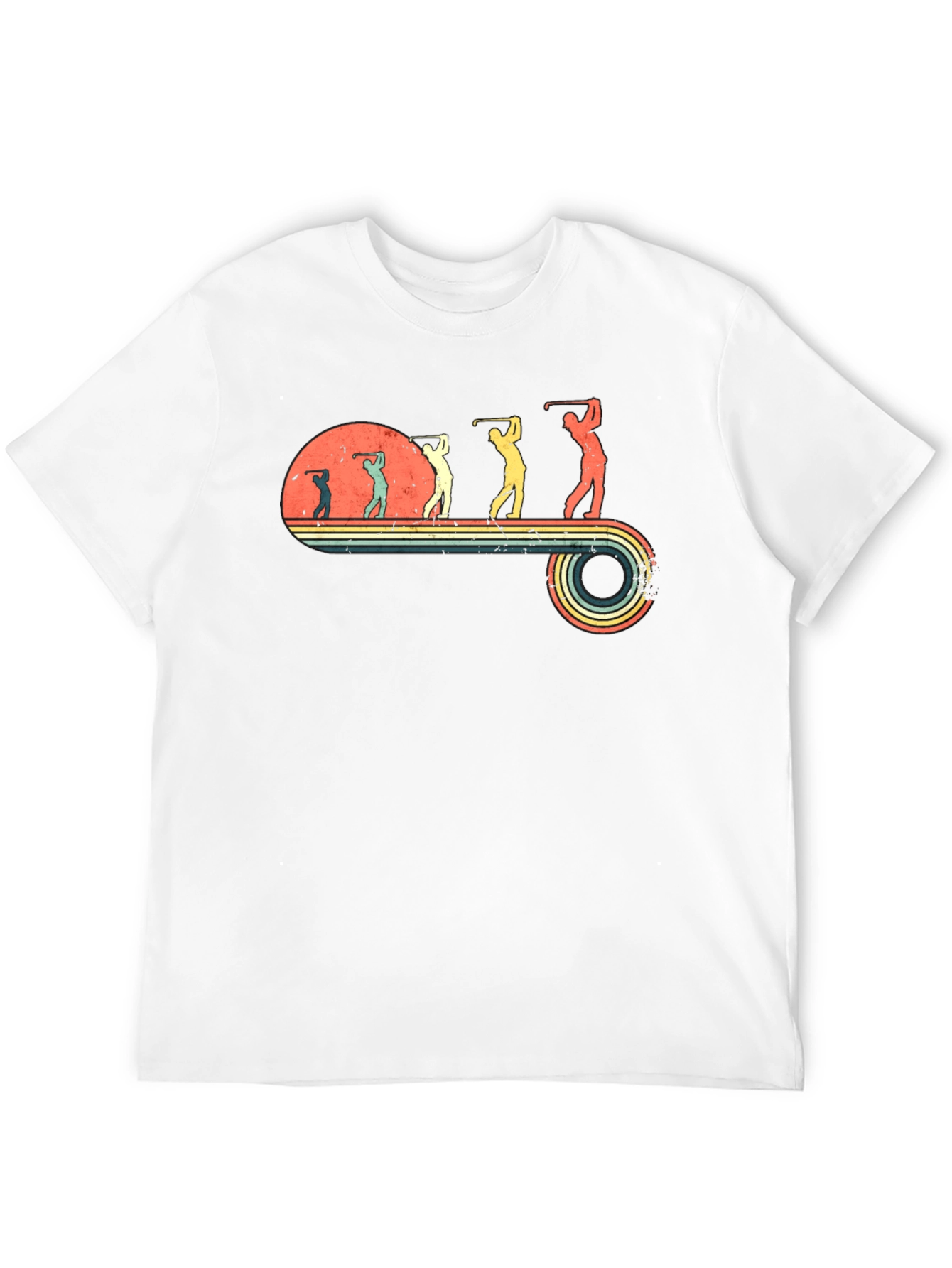 Retro Golf Evolution Tee - Black