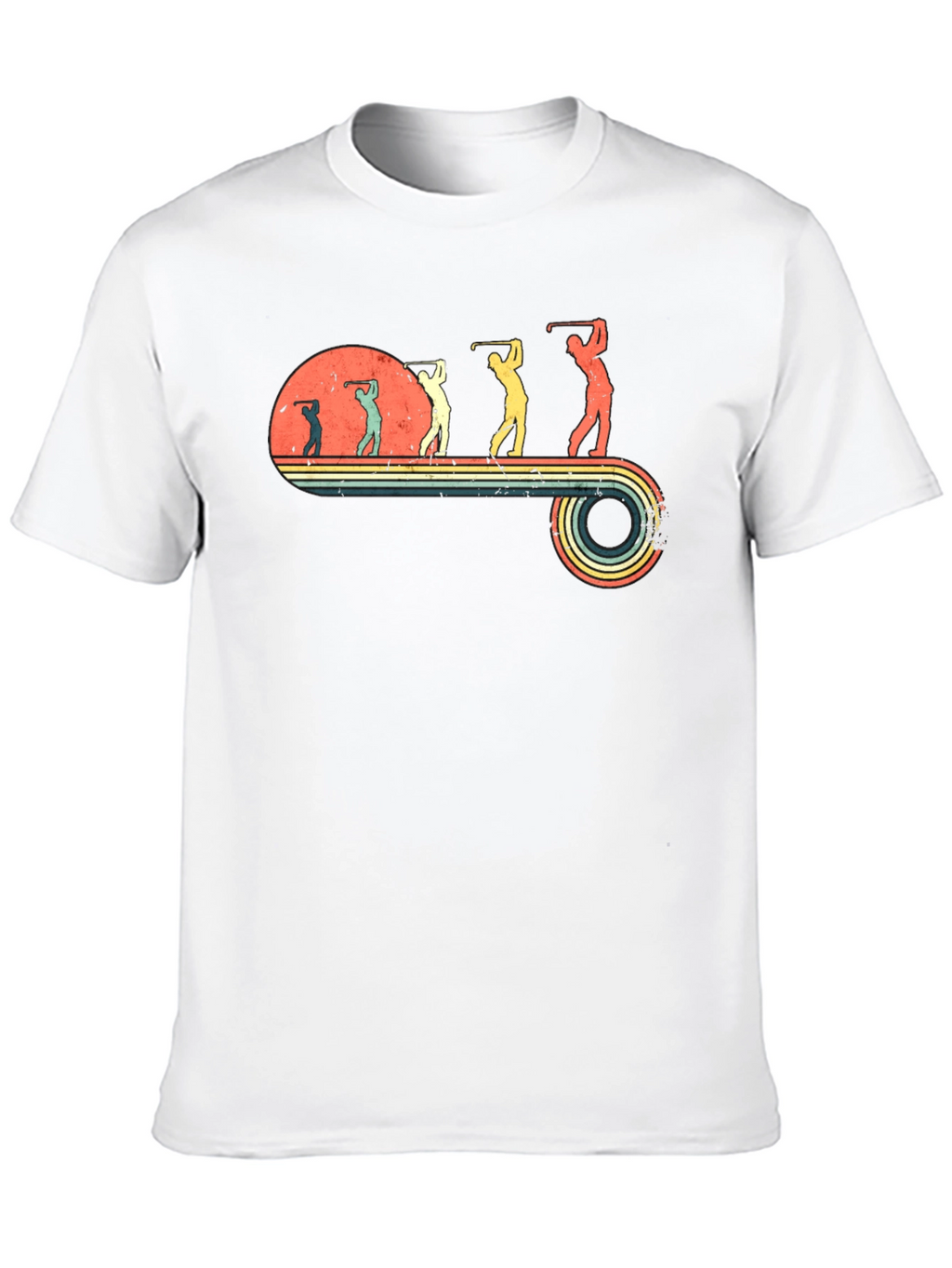 Retro Golf Evolution Tee - Black