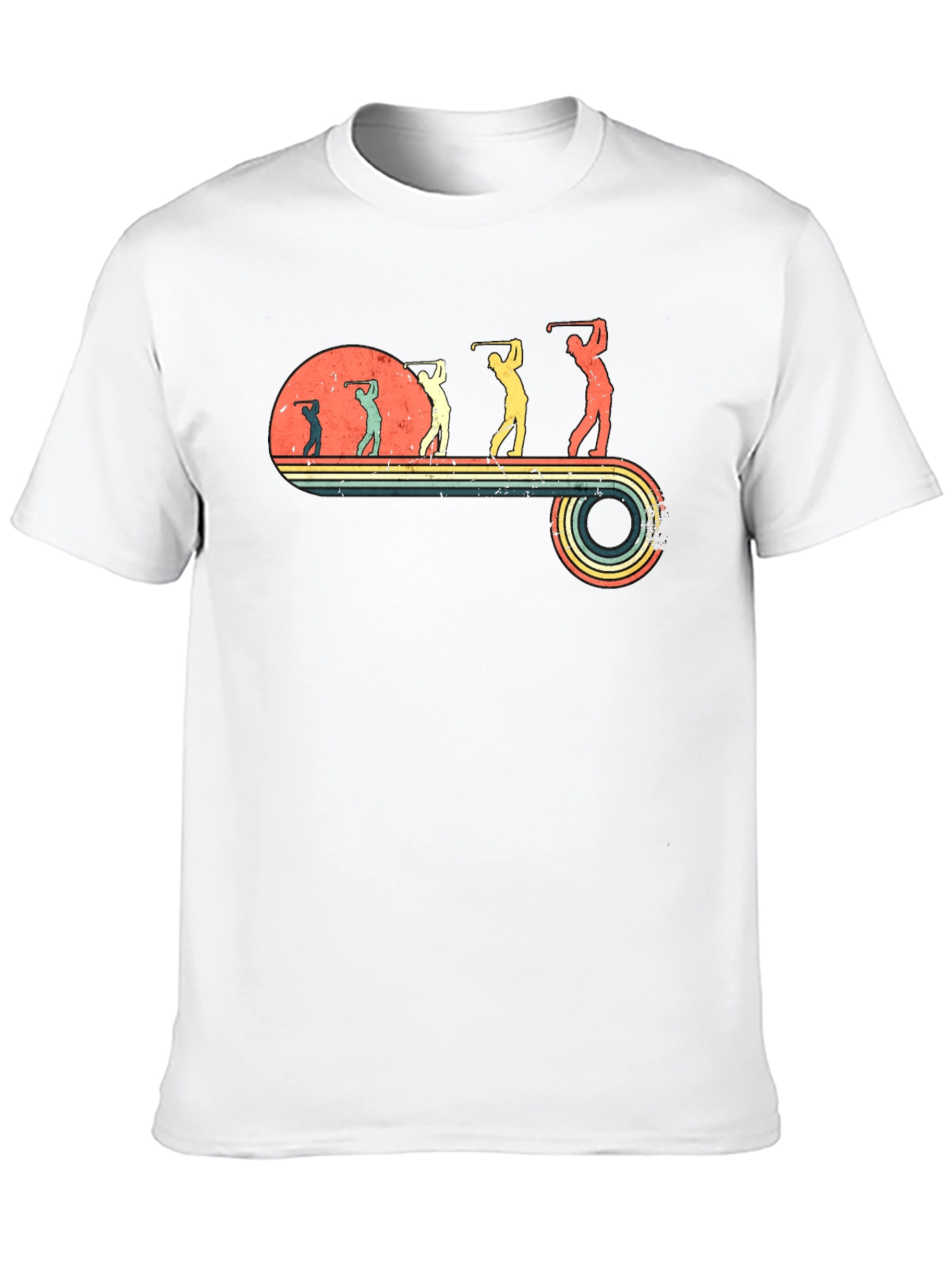 Retro Golf Evolution Tee - Black