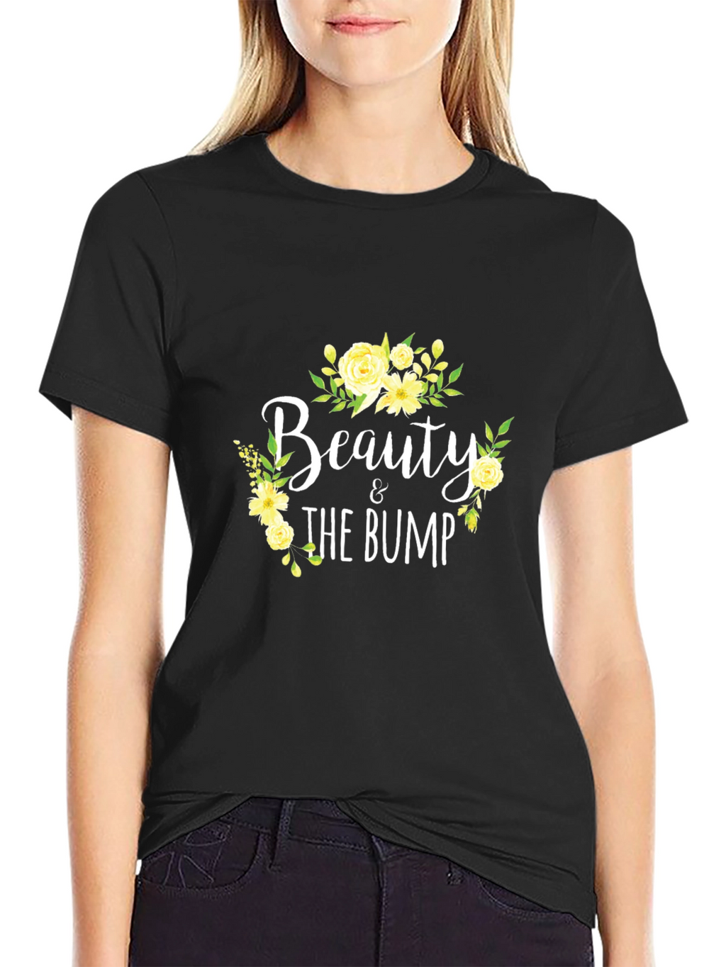 Beauty & The Bump Floral Tee