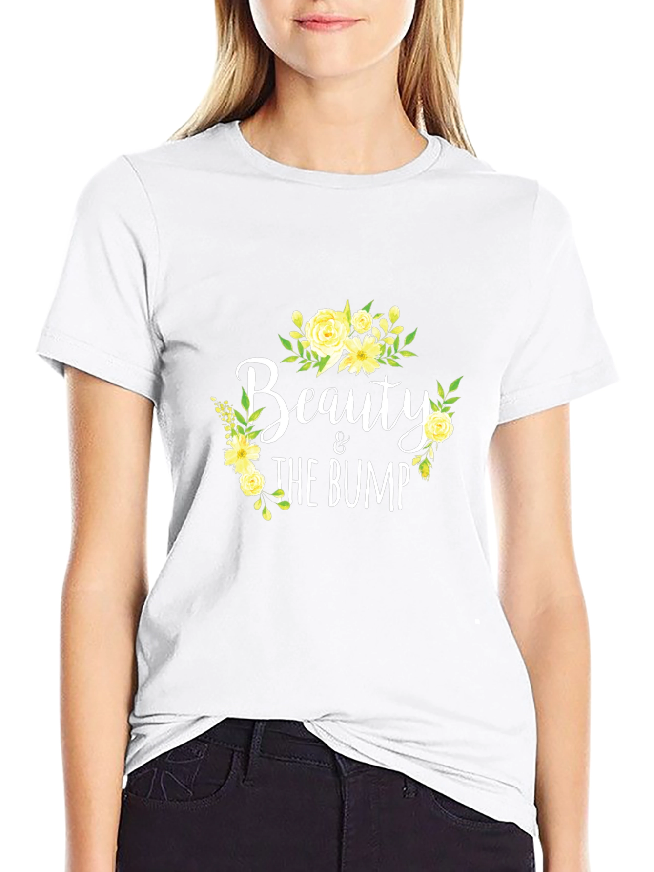Beauty & The Bump Floral Tee