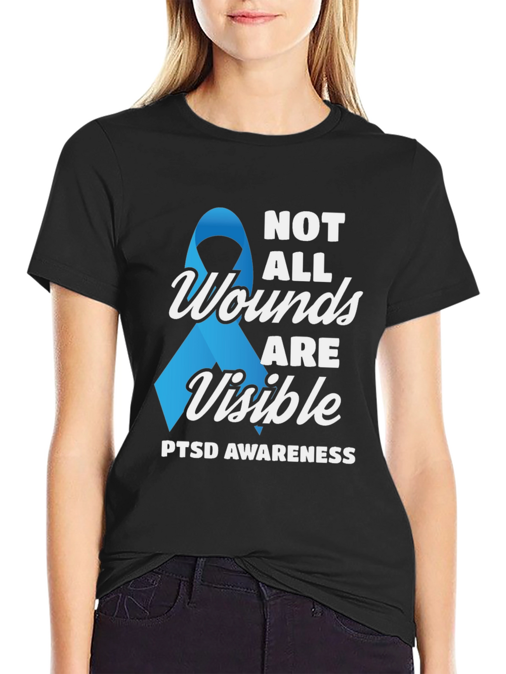 PTSD Awareness T-Shirt - Not All Wounds Are Visible