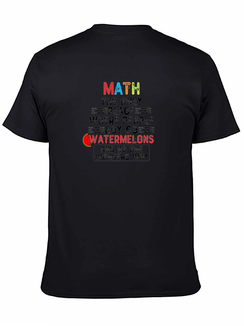 Math Watermelons T-Shirt Funny Math Lover Tee