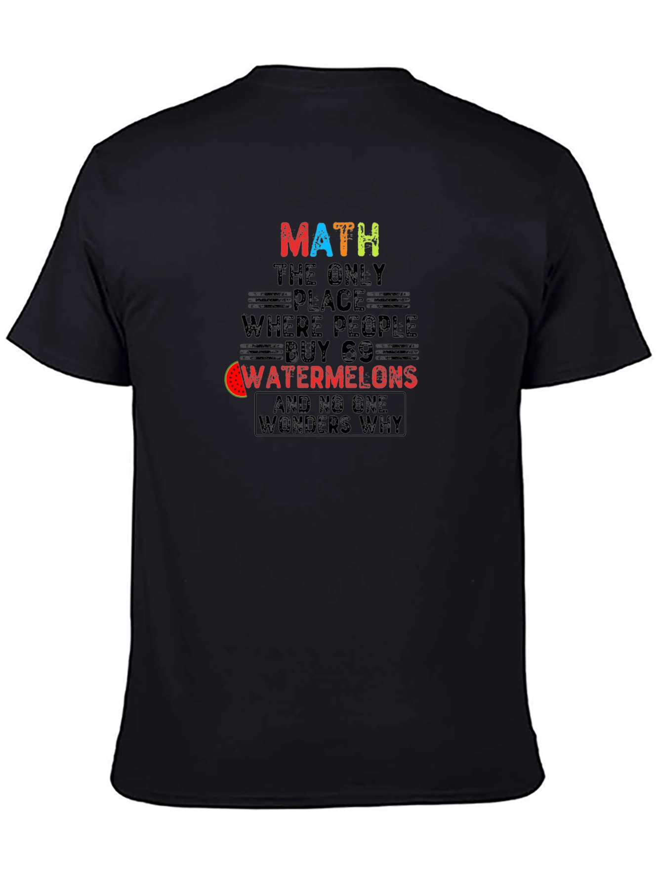 Math Watermelons T-Shirt Funny Math Lover Tee