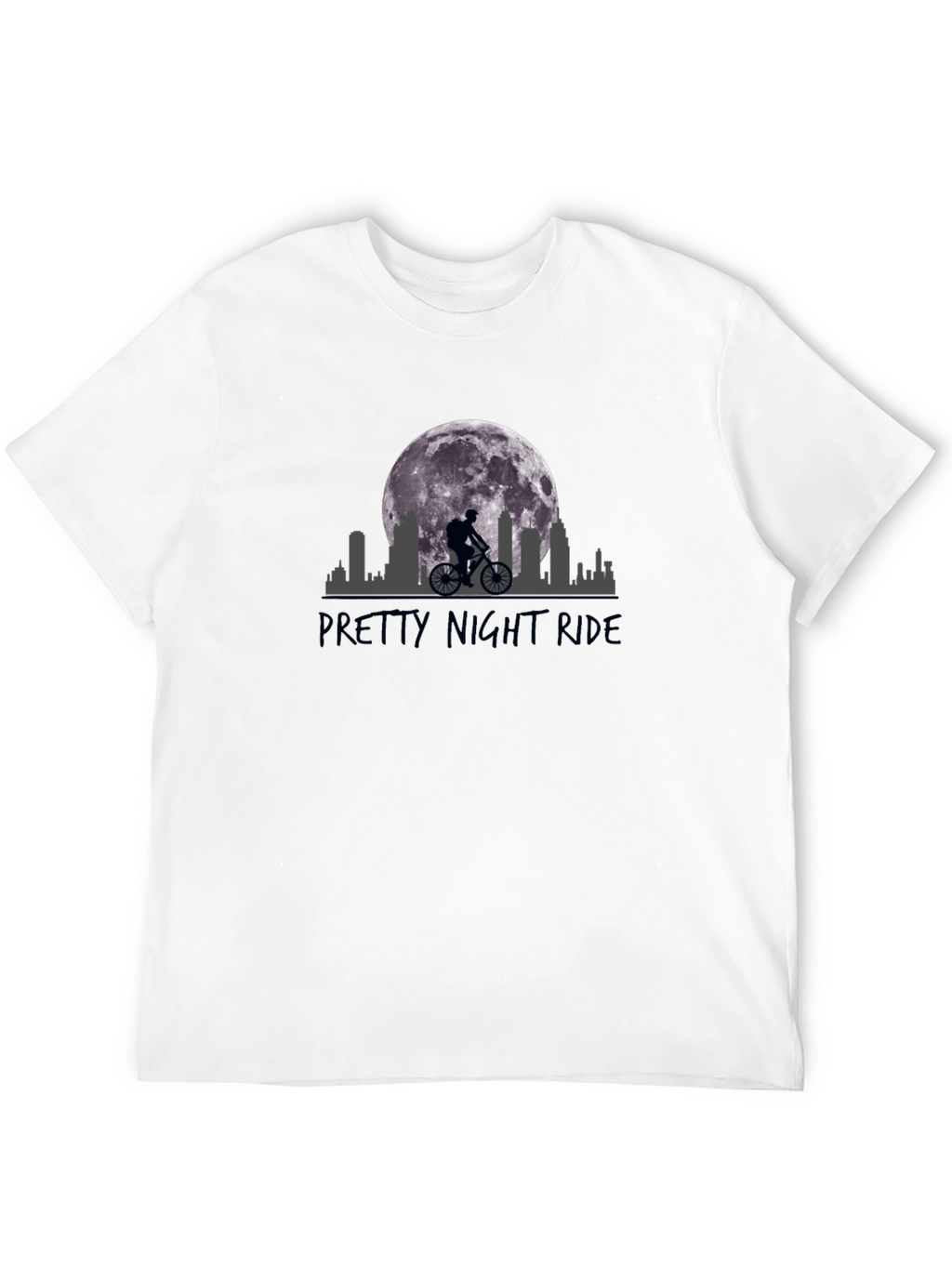 Pretty Night Ride Graphic Tee - Urban Cycling Shirt