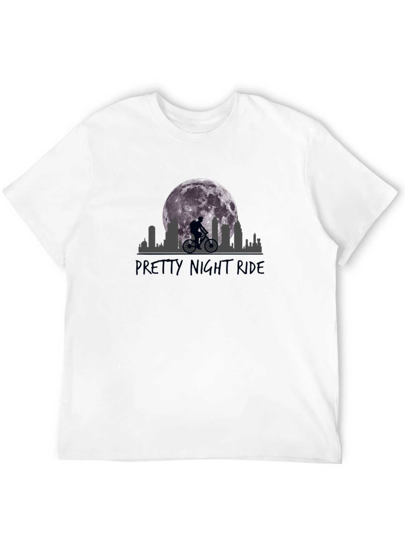 Pretty Night Ride Graphic Tee - Urban Cycling Shirt