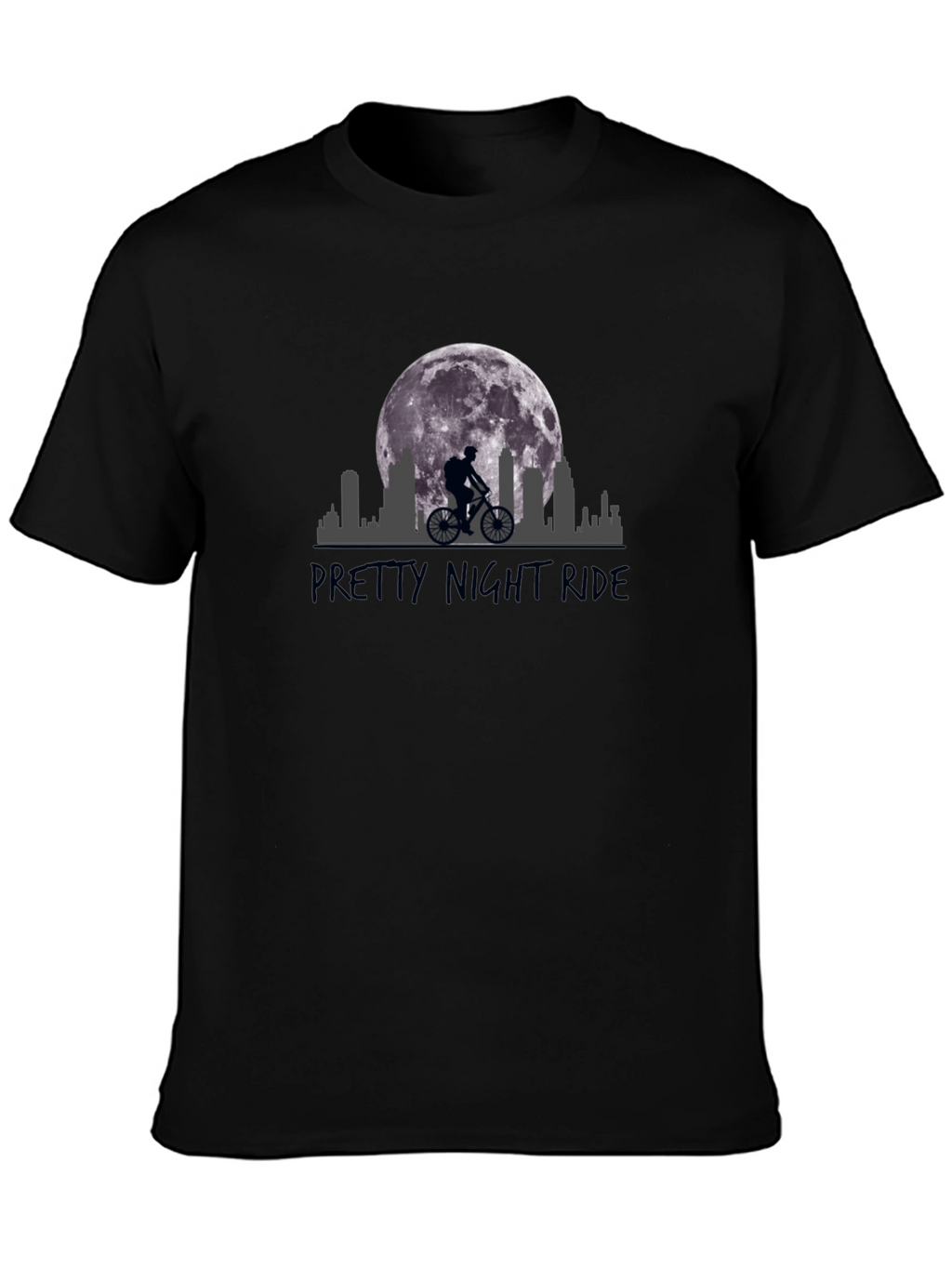 Pretty Night Ride Graphic Tee - Urban Cycling Shirt