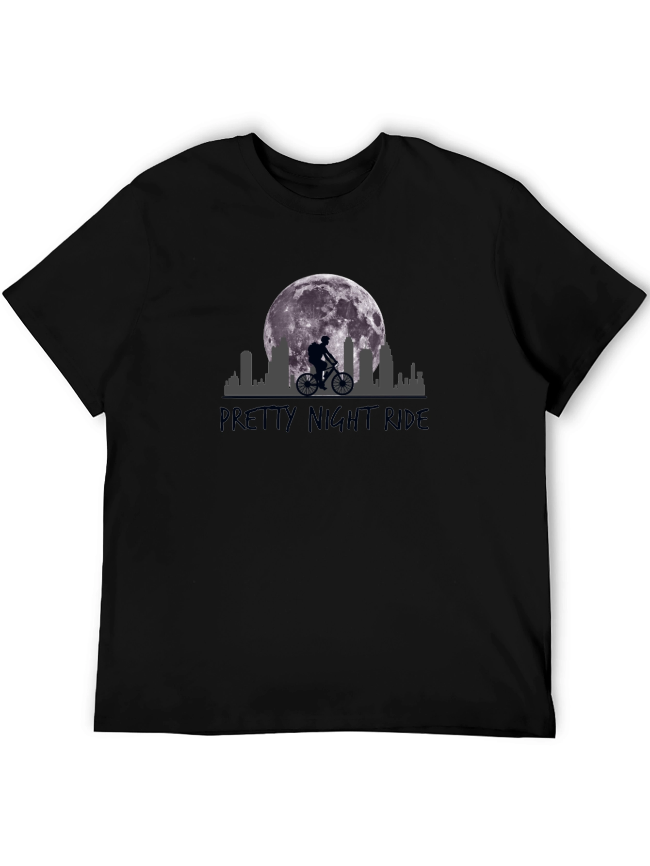 Pretty Night Ride Graphic Tee - Urban Cycling Shirt