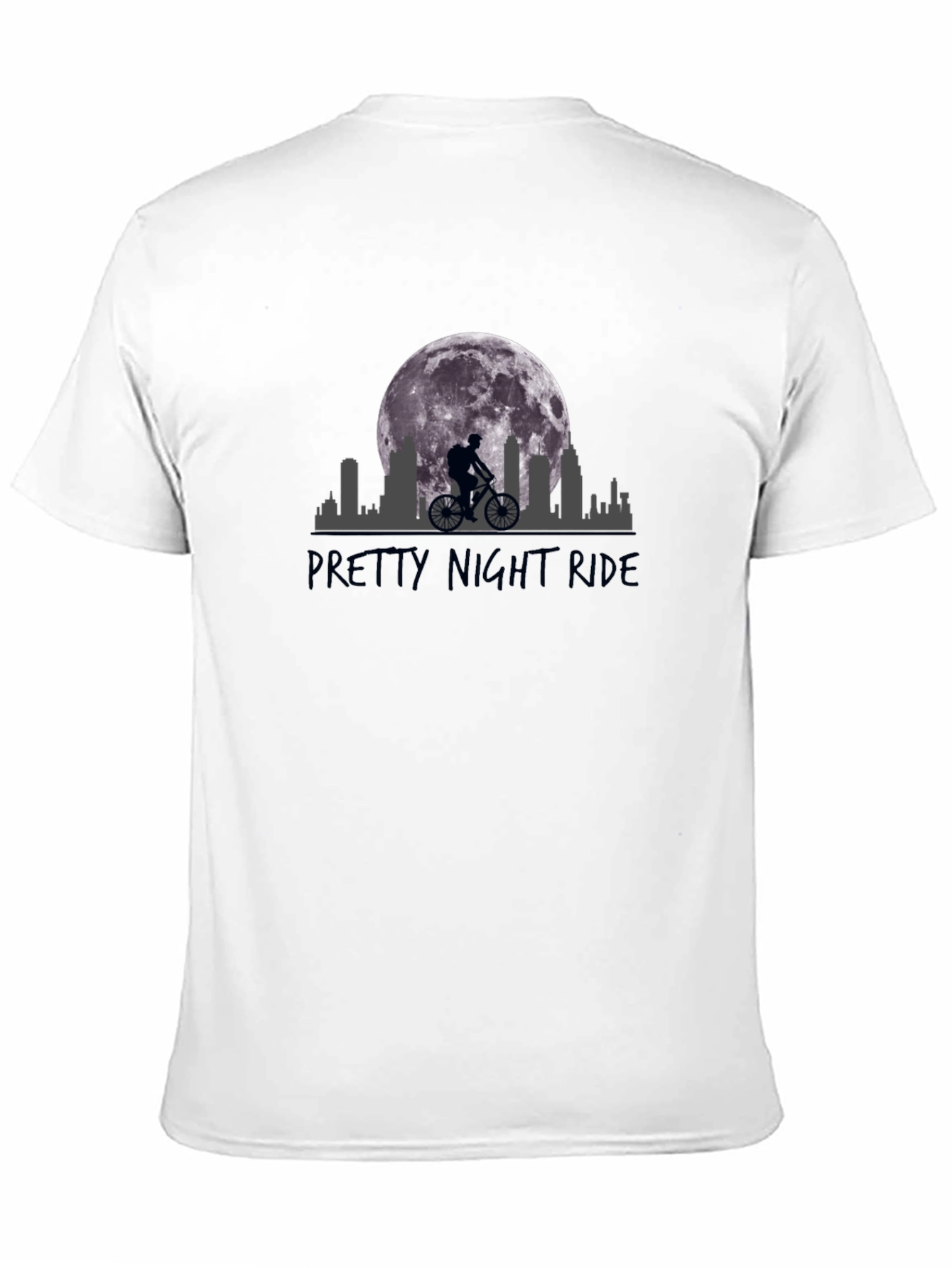 Pretty Night Ride Graphic Tee - Urban Cycling Shirt