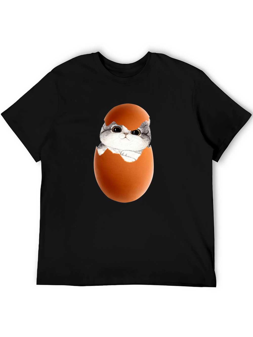 Cute Kitten in Eggshell Graphic Tee