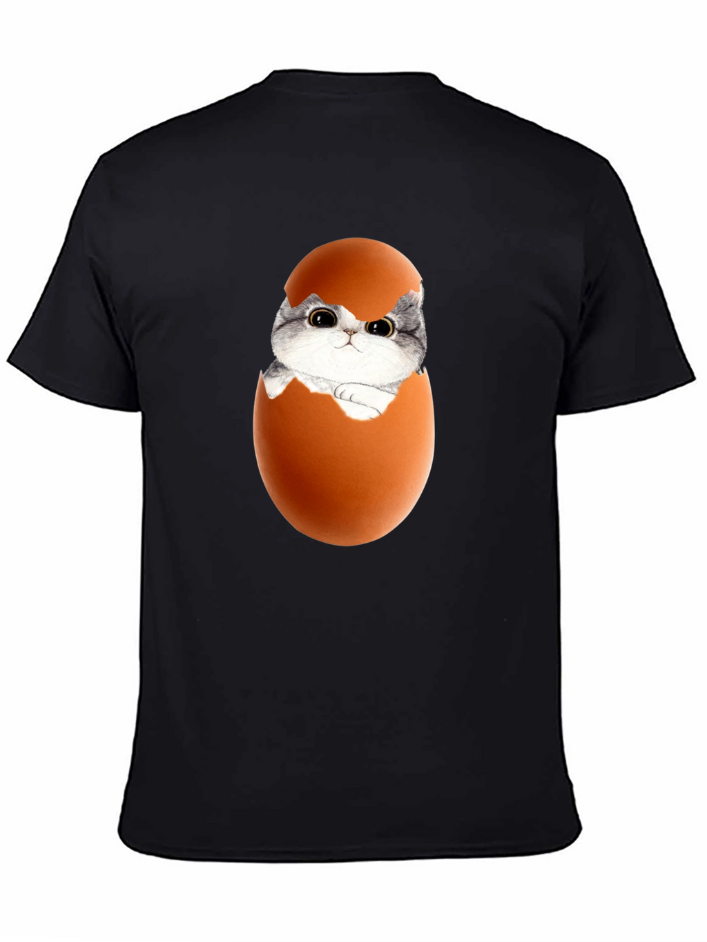 Cute Kitten in Eggshell Graphic Tee