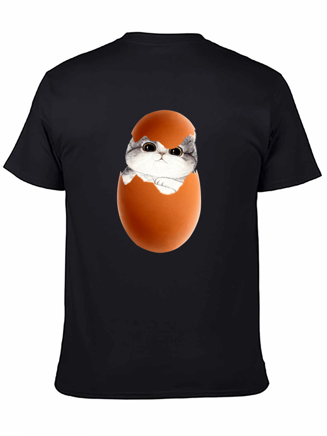 Cute Kitten in Eggshell Graphic Tee