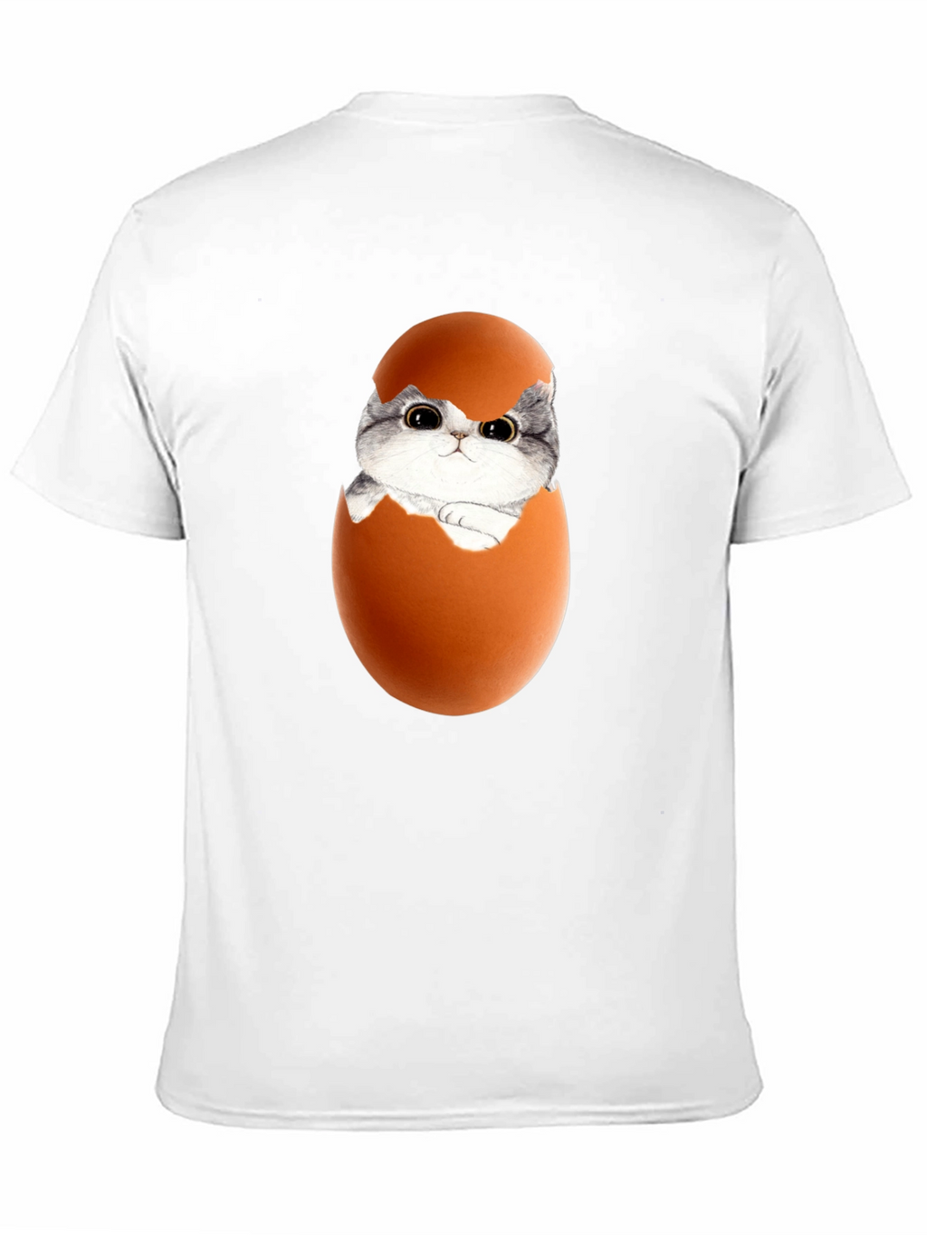 Cute Kitten in Eggshell Graphic Tee