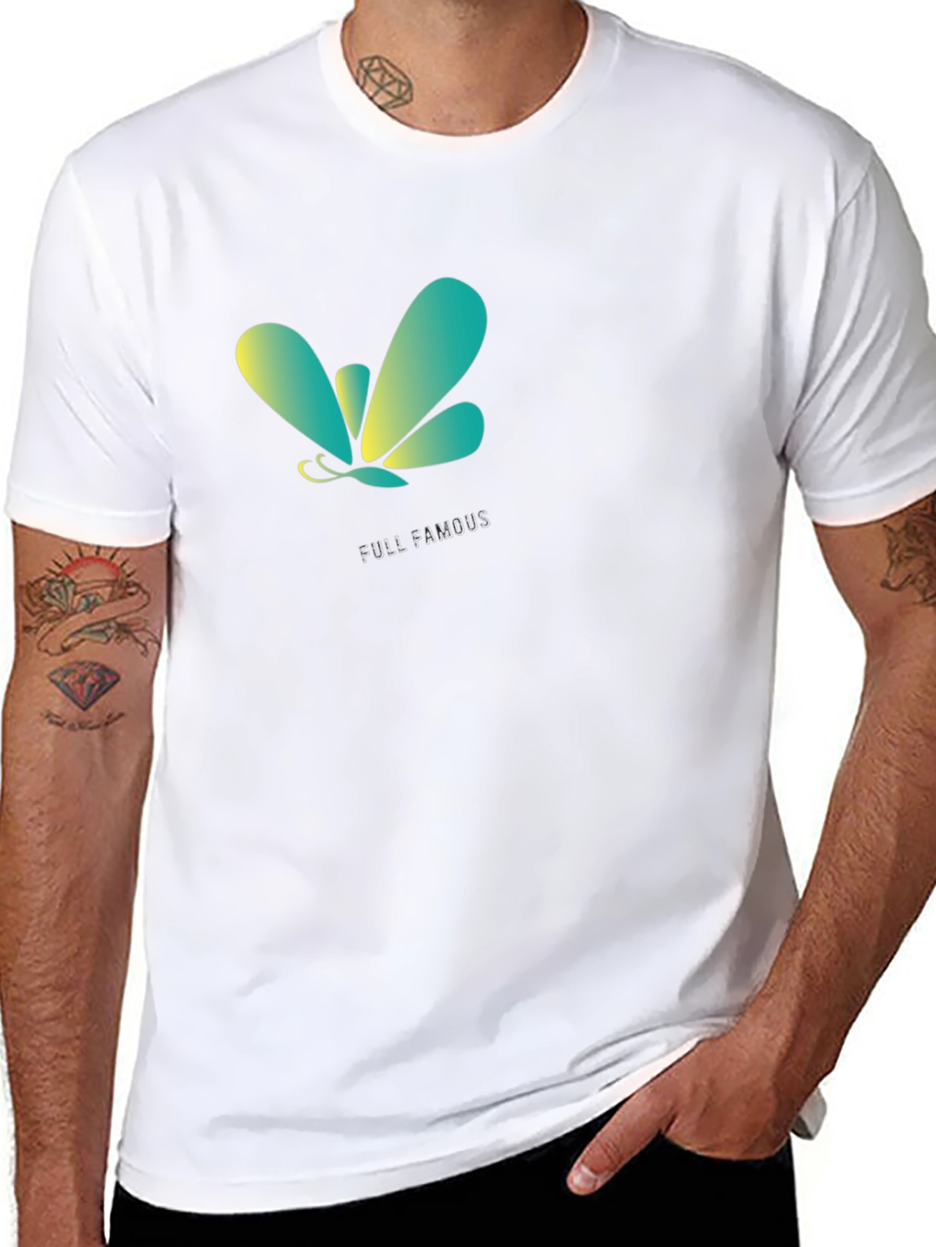 Butterfly Logo Black T-Shirt