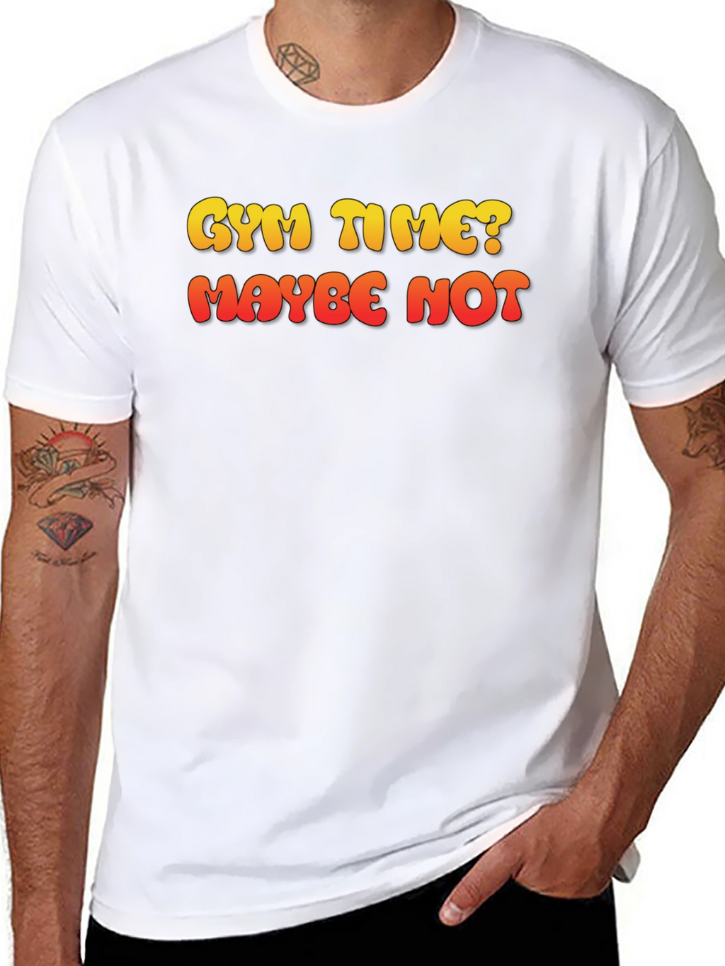Gym Time? Maybe Not Mens Graphic T-Shirt