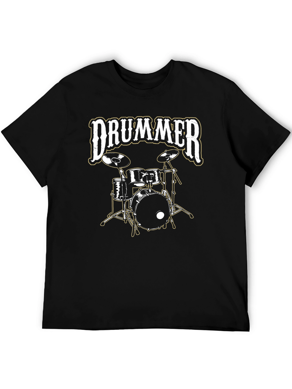 Drummer Graphic Tee - Music Lover T-Shirt