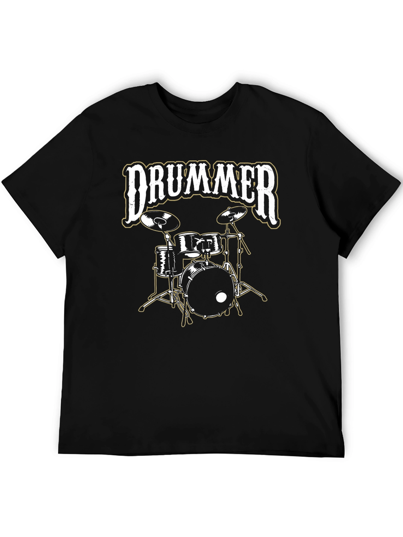 Drummer Graphic Tee - Music Lover T-Shirt