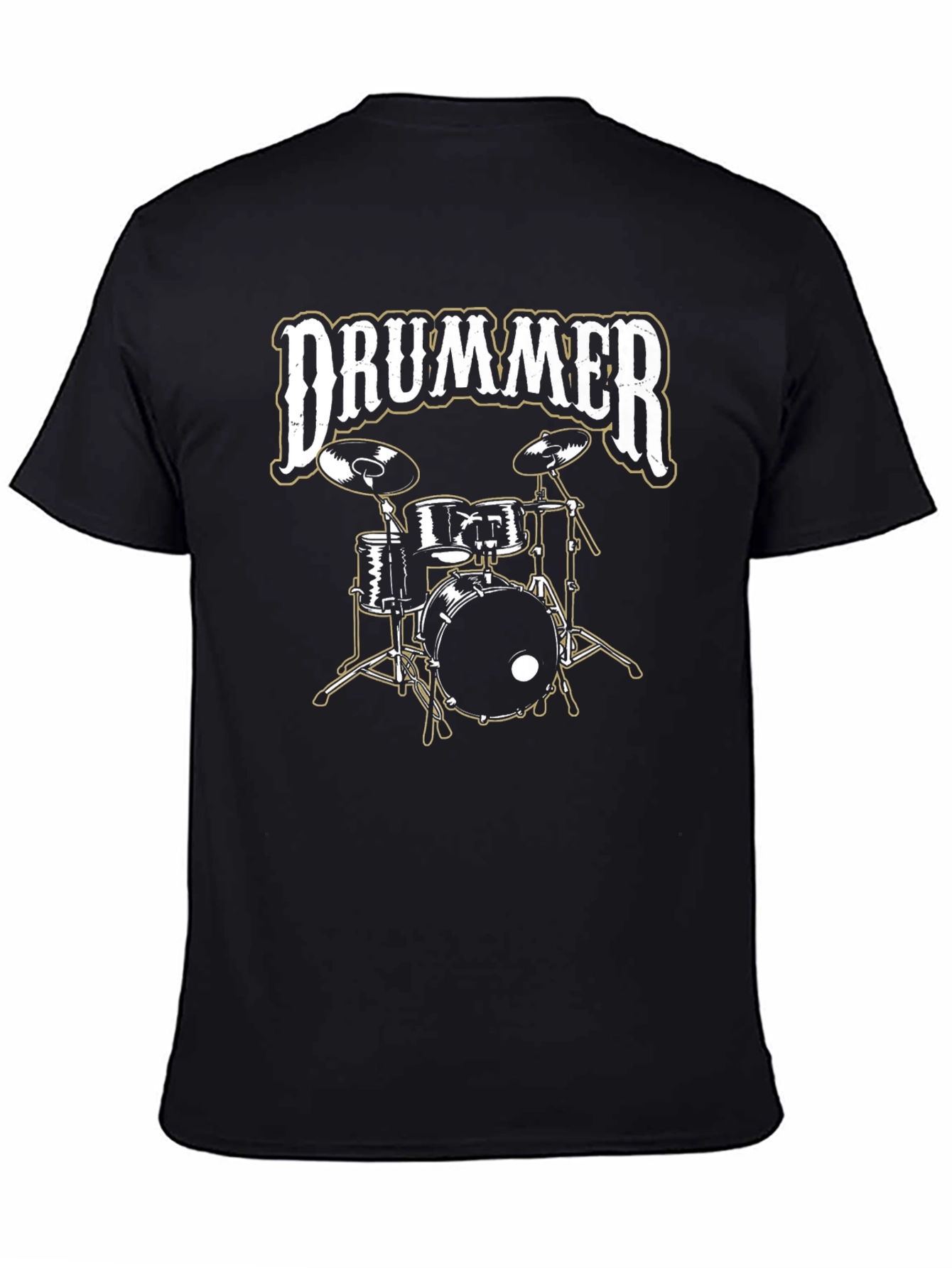 Drummer Graphic Tee - Music Lover T-Shirt
