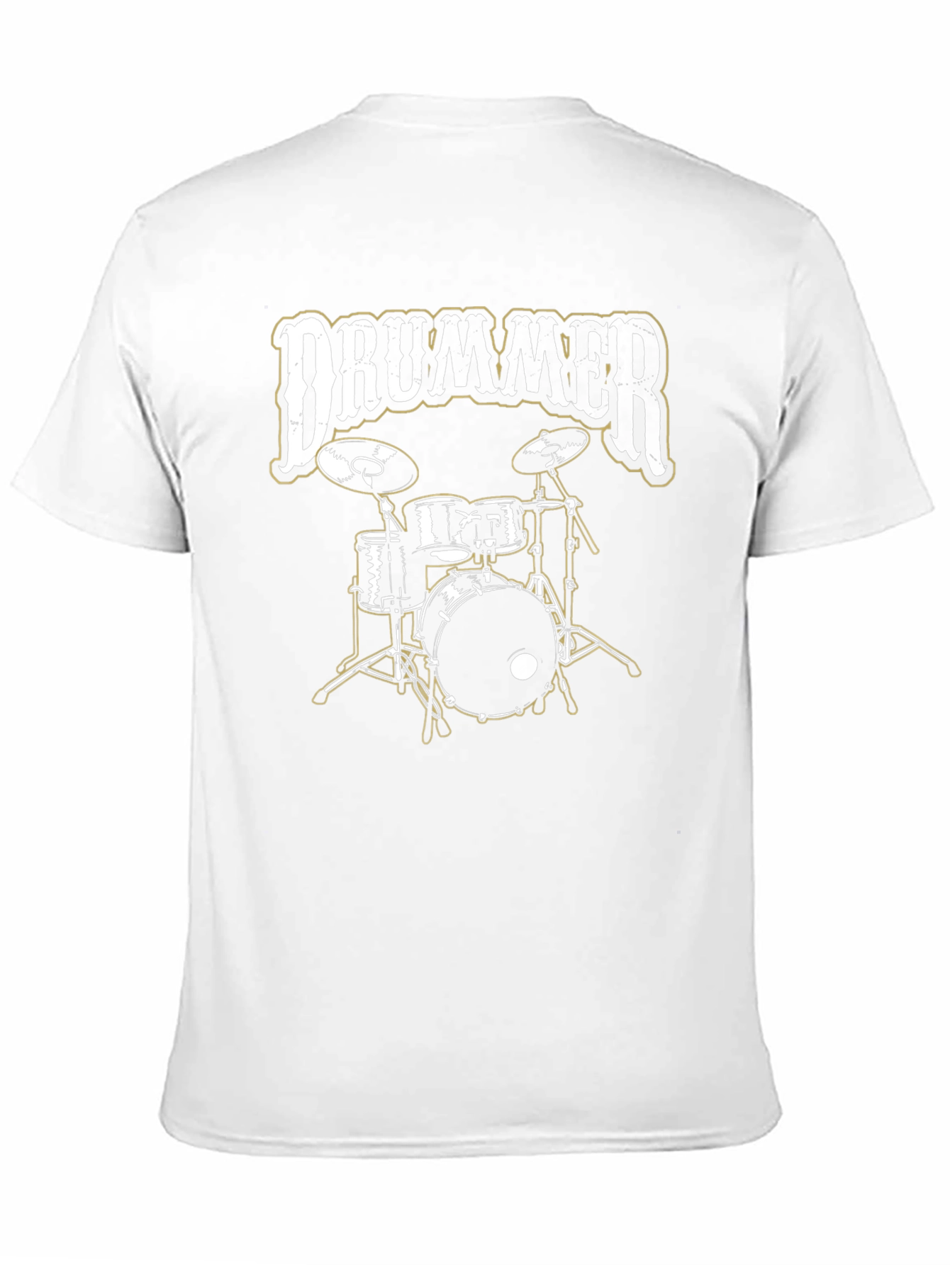 Drummer Graphic Tee - Music Lover T-Shirt