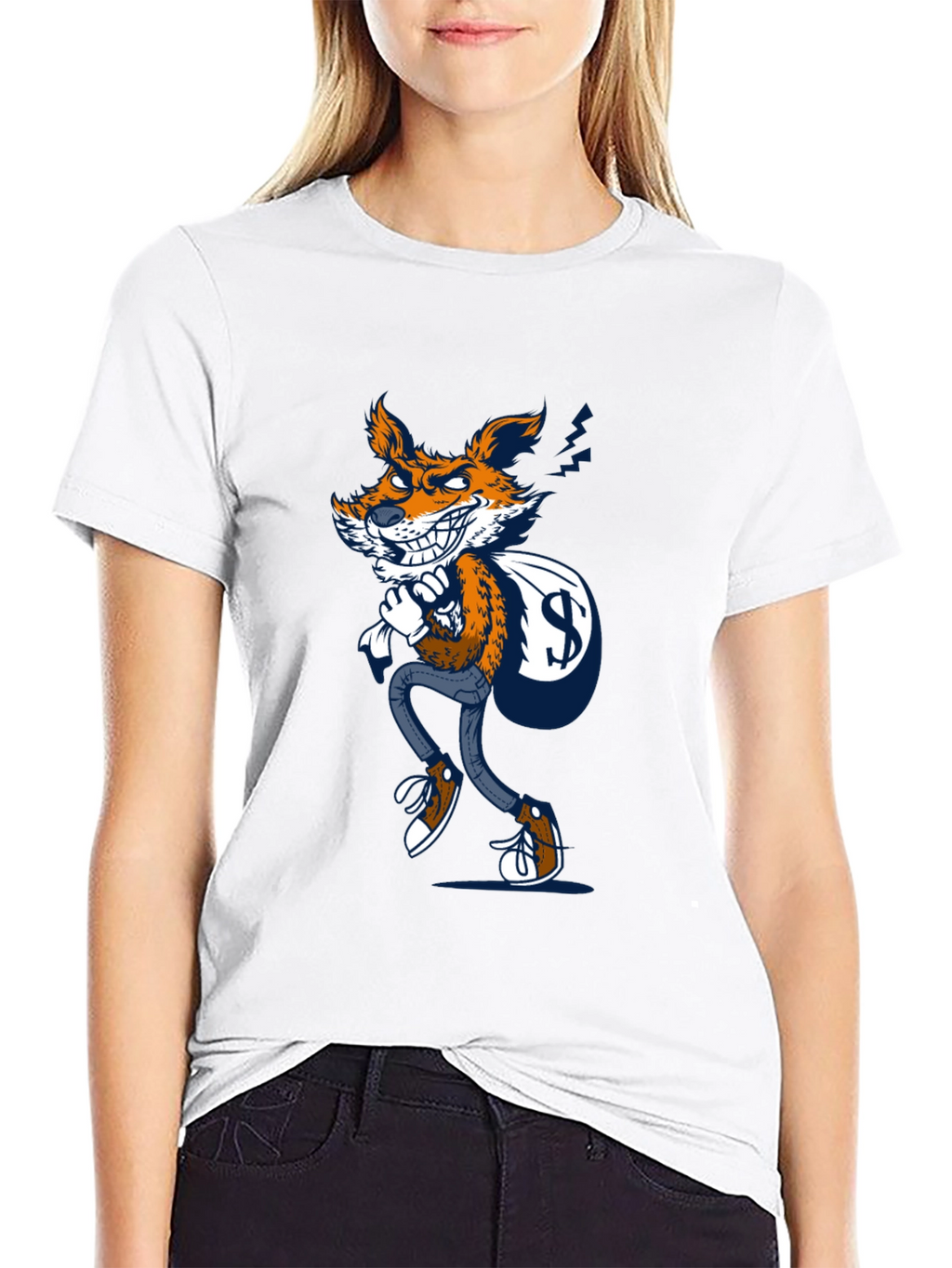 Fox Thief Graphic Tee - Mens Black T-Shirt