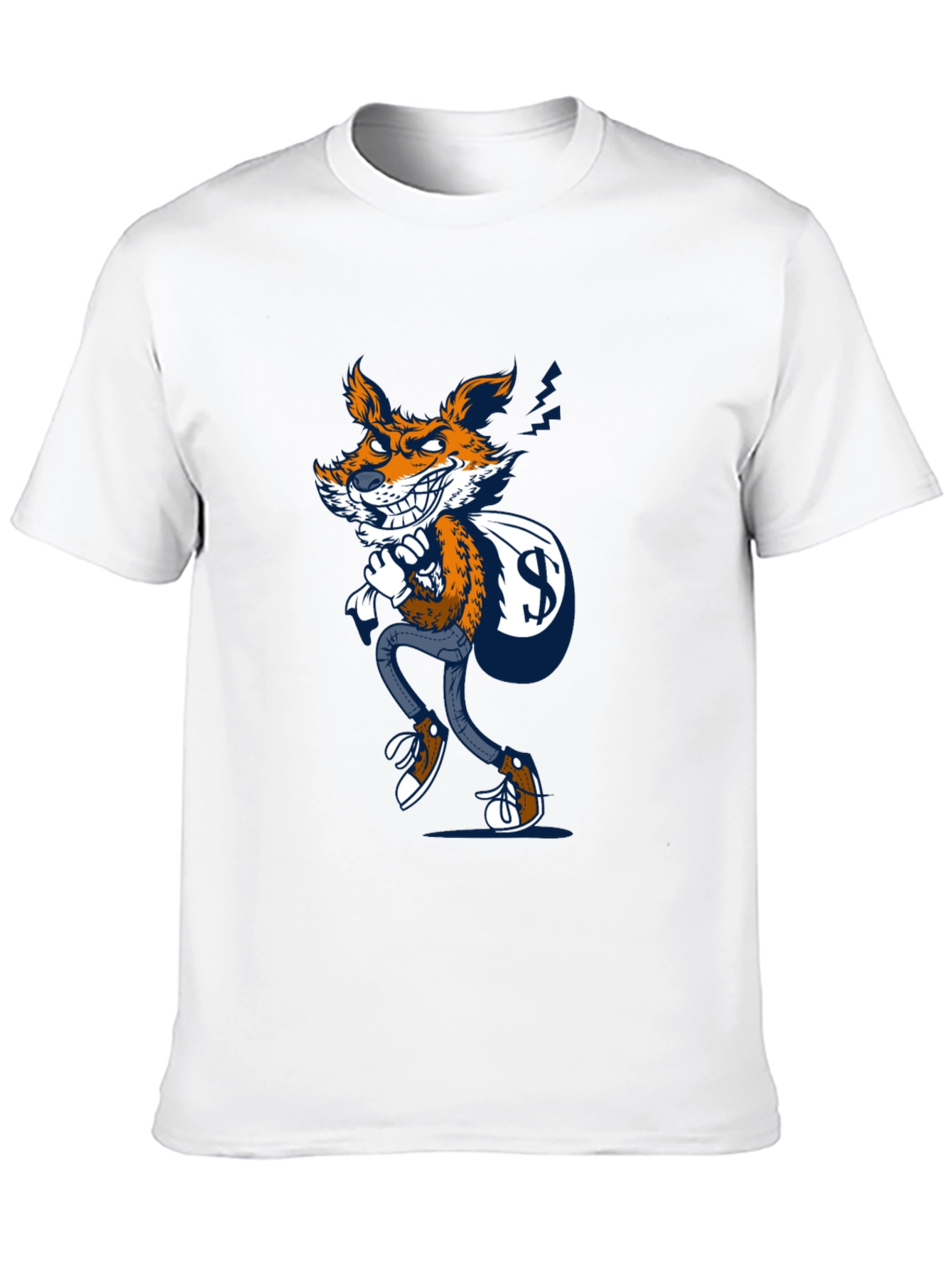 Fox Thief Graphic Tee - Mens Black T-Shirt