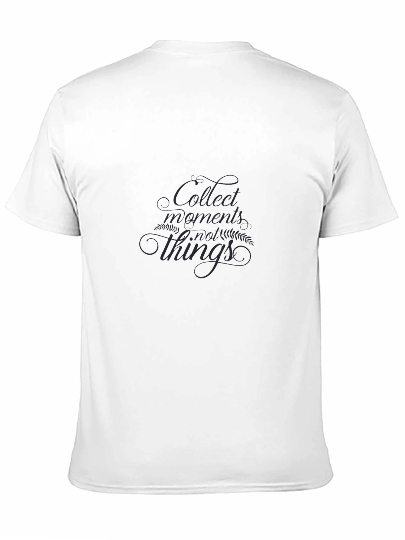Collect Moments Tee - Stylish Black Graphic T-Shirt