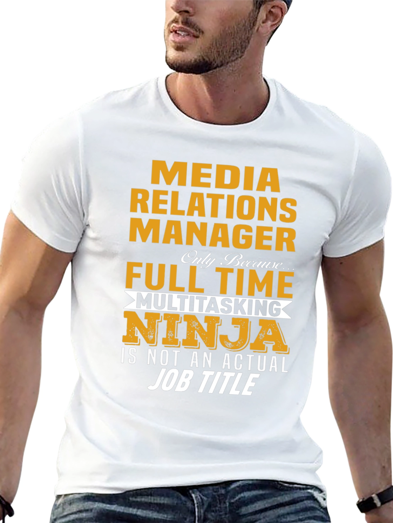Media Relations Manager T-Shirt - Multitasking Ninja