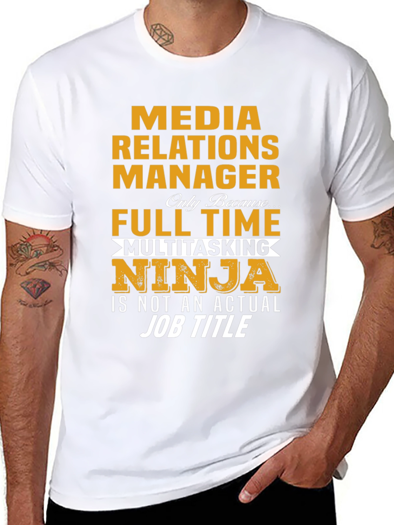 Media Relations Manager T-Shirt - Multitasking Ninja
