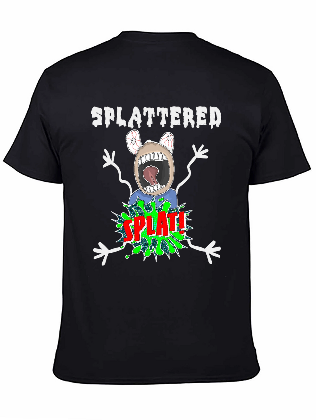 SPLATTERED Graphic Tee - Unique & Fun T-Shirt