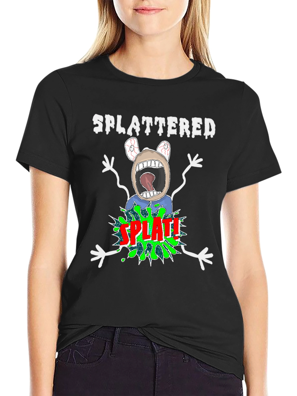 SPLATTERED Graphic Tee - Unique & Fun T-Shirt