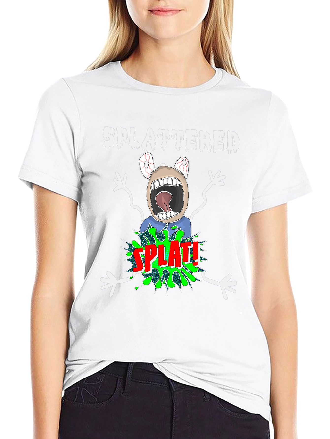 SPLATTERED Graphic Tee - Unique & Fun T-Shirt