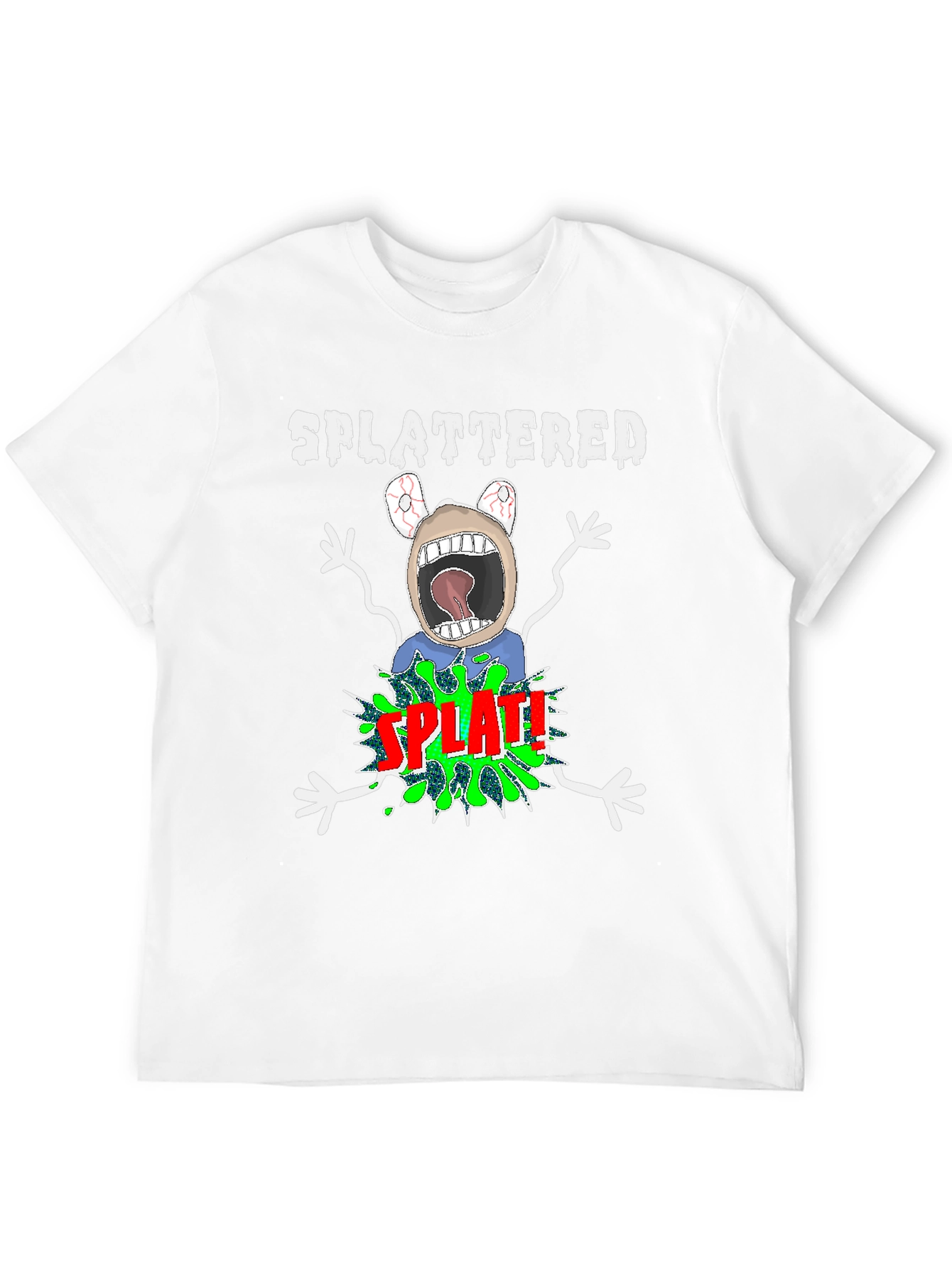 SPLATTERED Graphic Tee - Unique & Fun T-Shirt