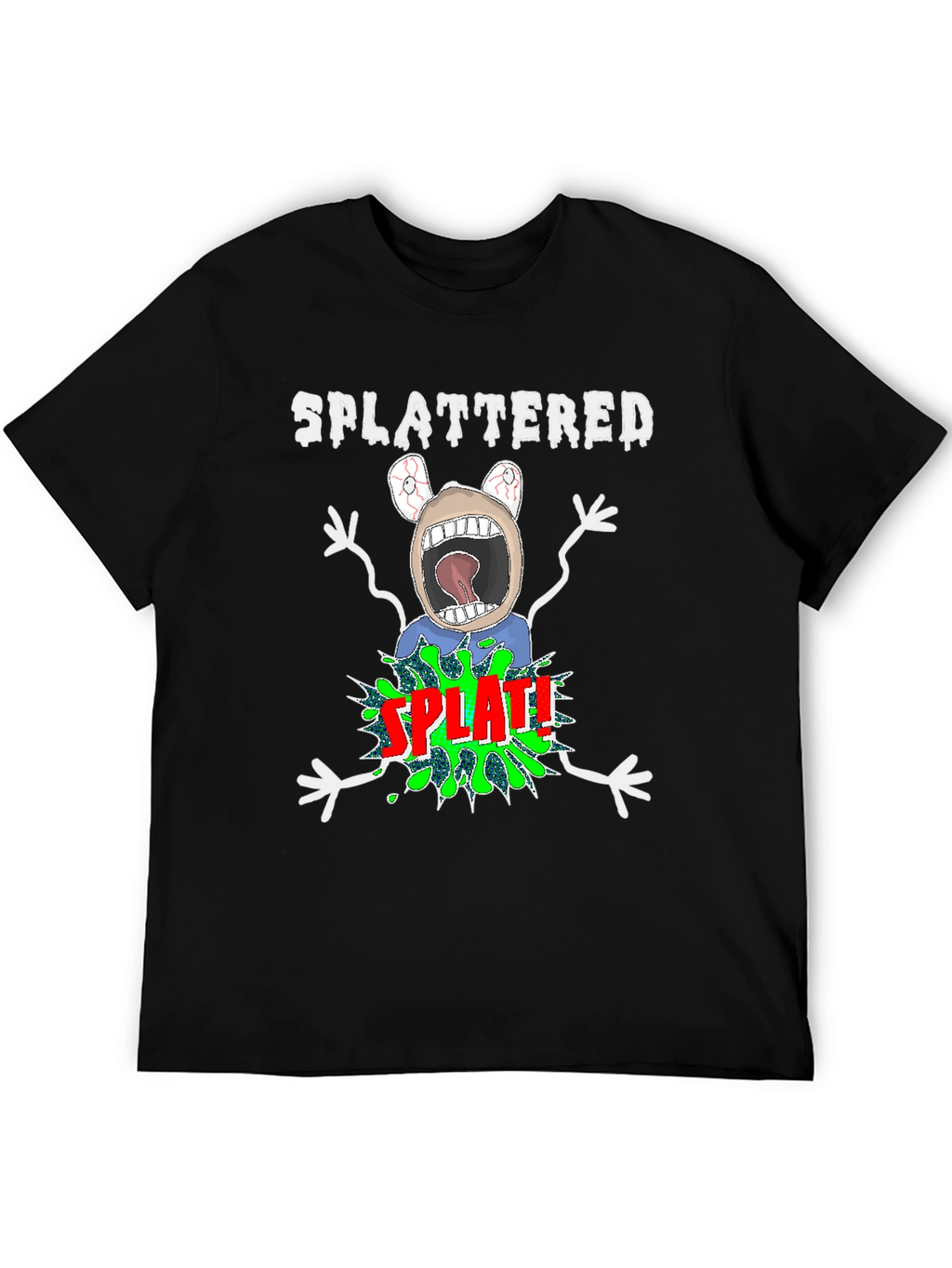 SPLATTERED Graphic Tee - Unique & Fun T-Shirt