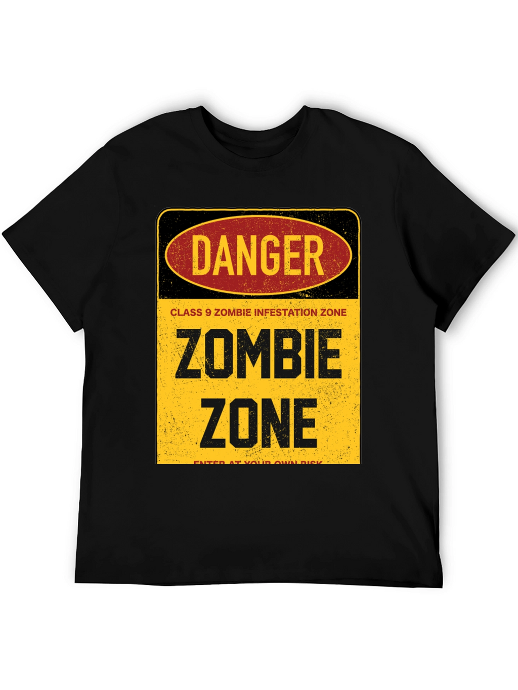 Zombie Zone T-Shirt - Danger Infestation