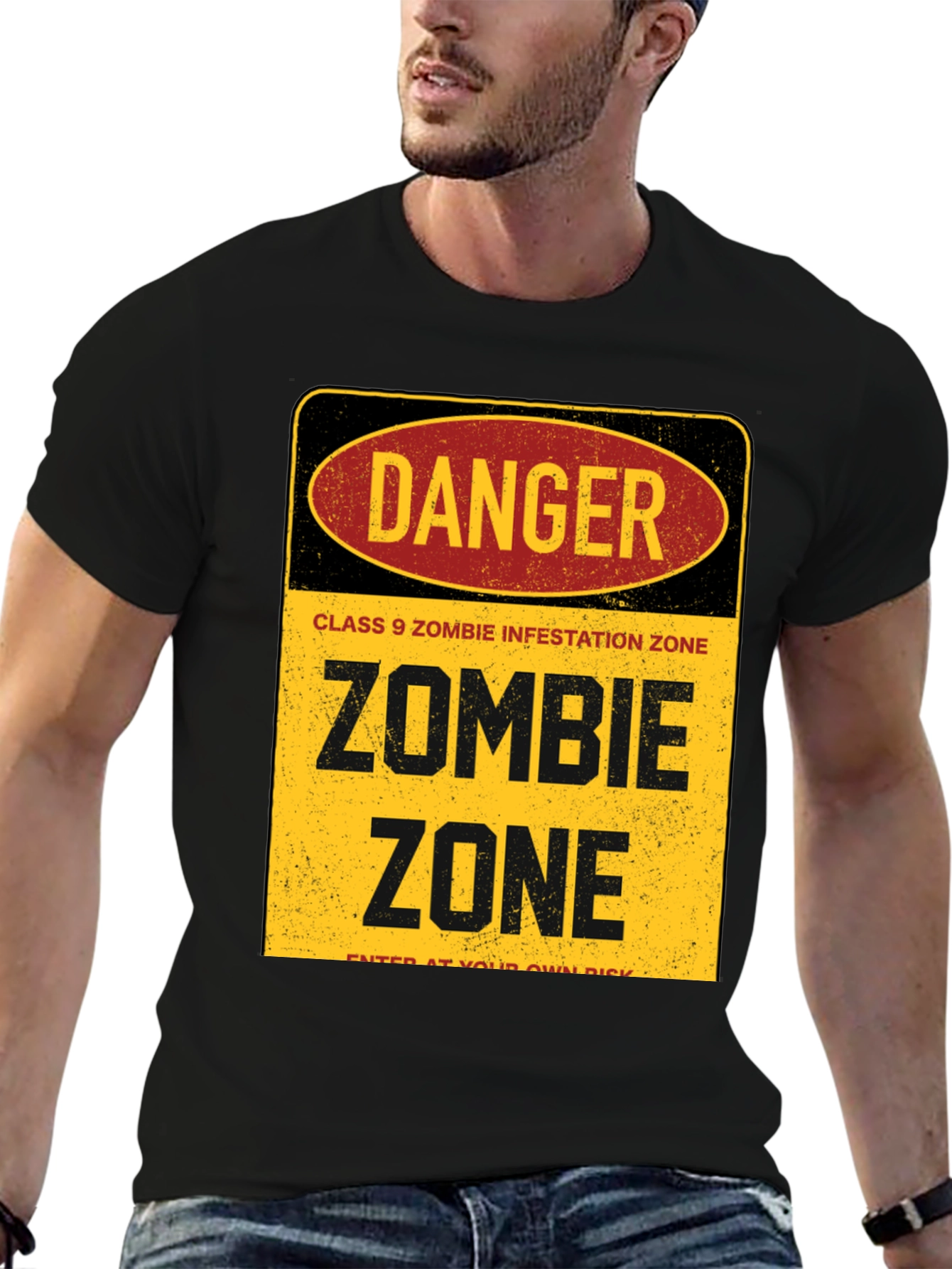 Zombie Zone T-Shirt - Danger Infestation