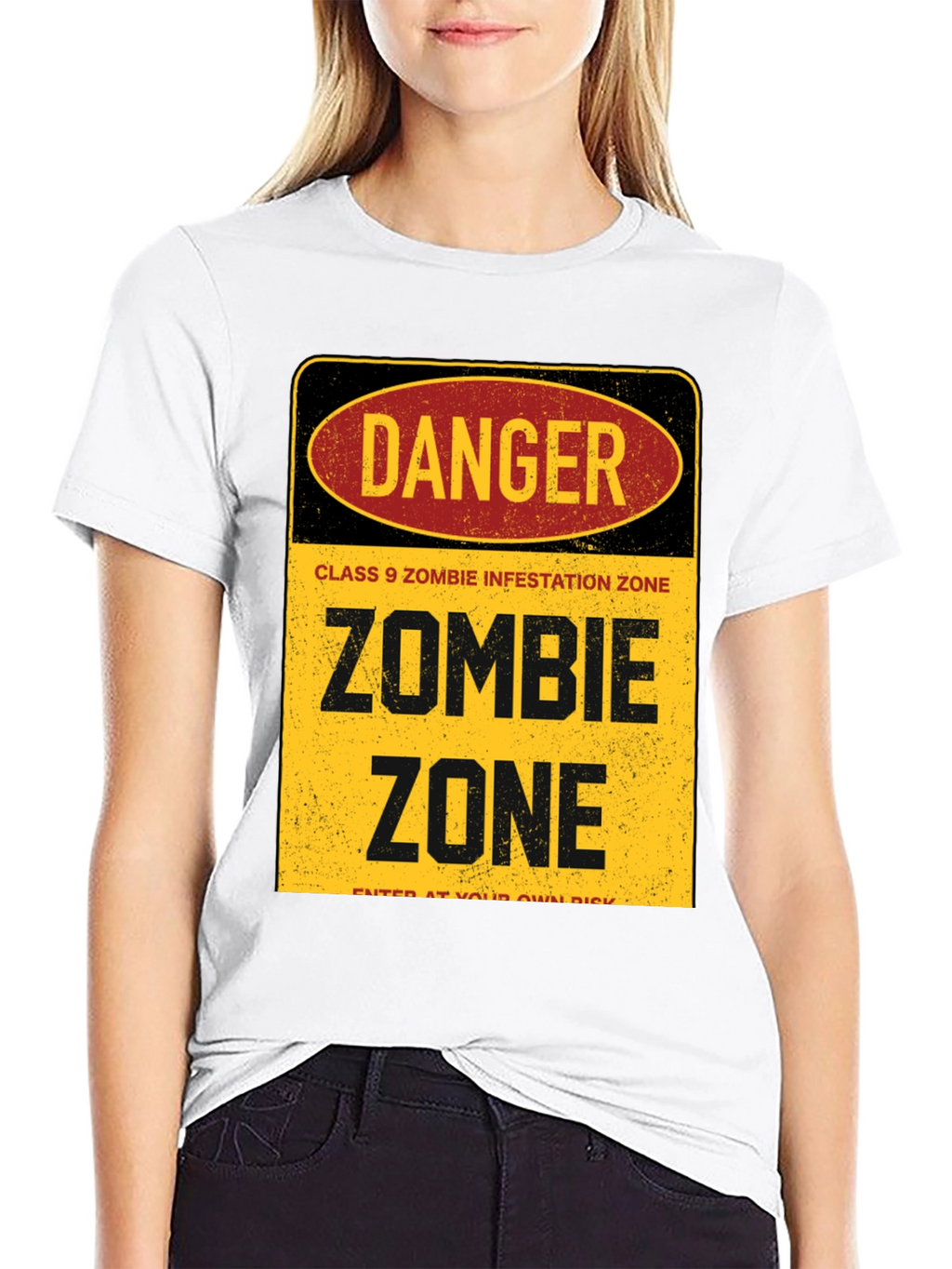 Zombie Zone T-Shirt - Danger Infestation