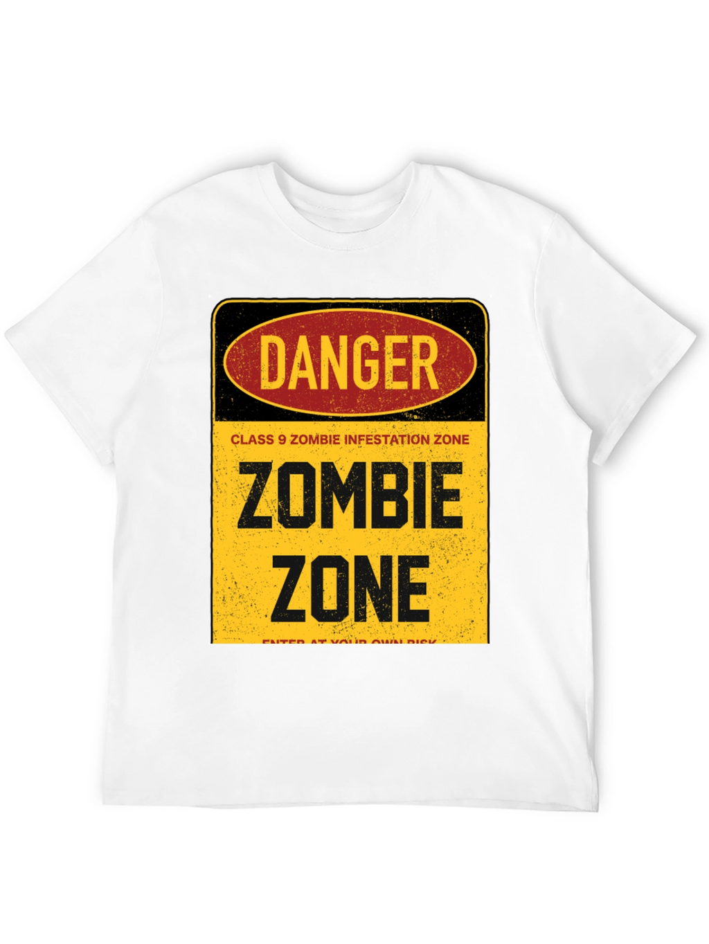 Zombie Zone T-Shirt - Danger Infestation