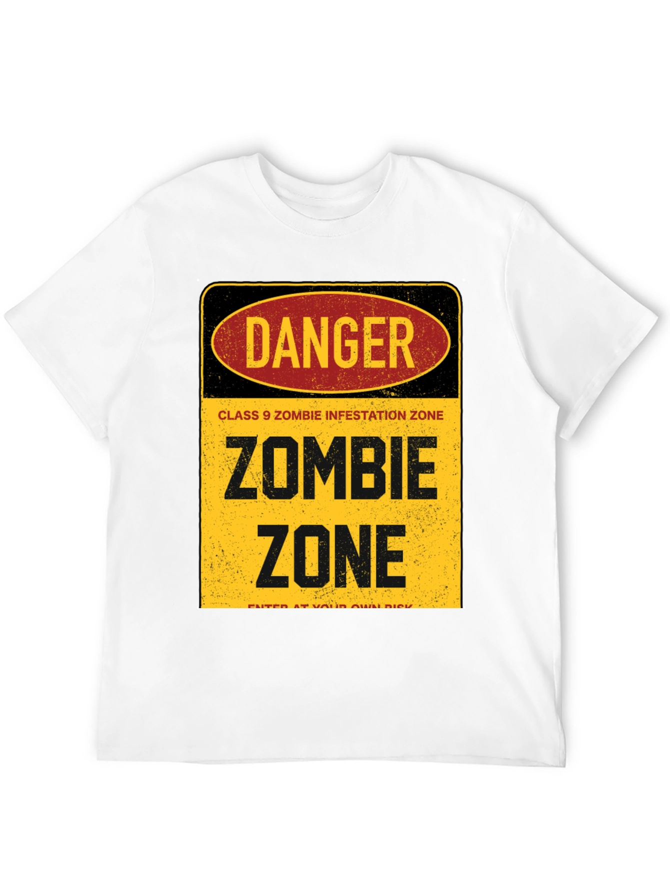Zombie Zone T-Shirt - Danger Infestation