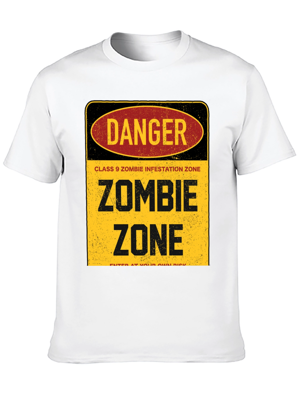 Zombie Zone T-Shirt - Danger Infestation