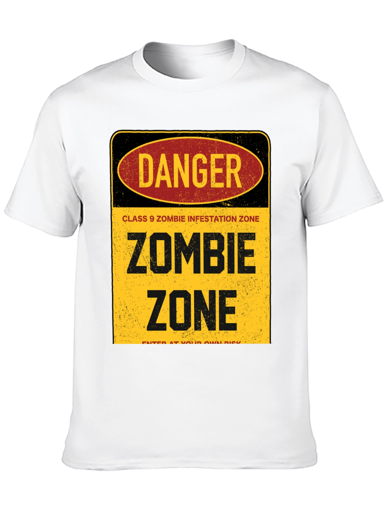Zombie Zone T-Shirt - Danger Infestation