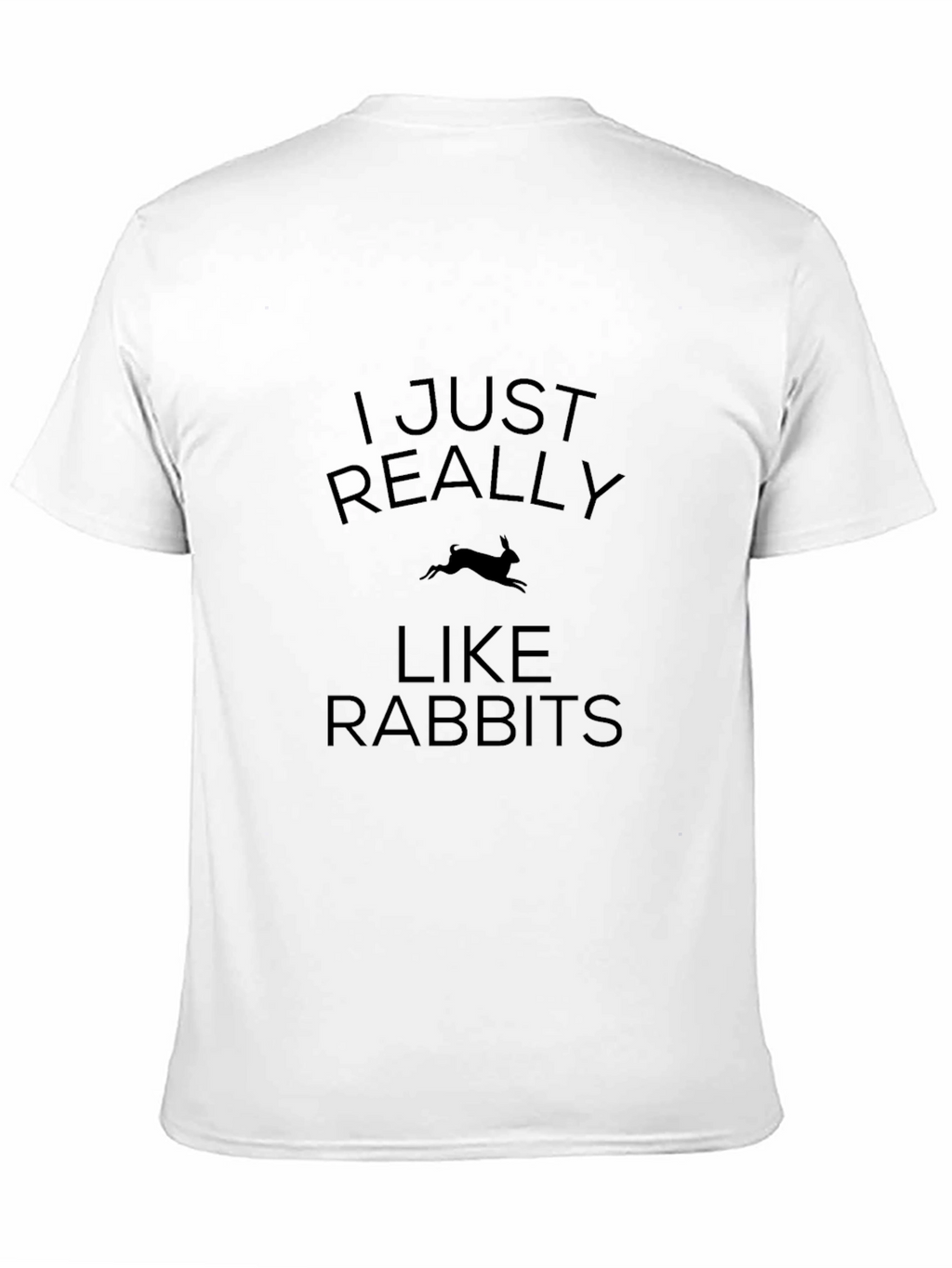 Rabbit Lover Black T-Shirt