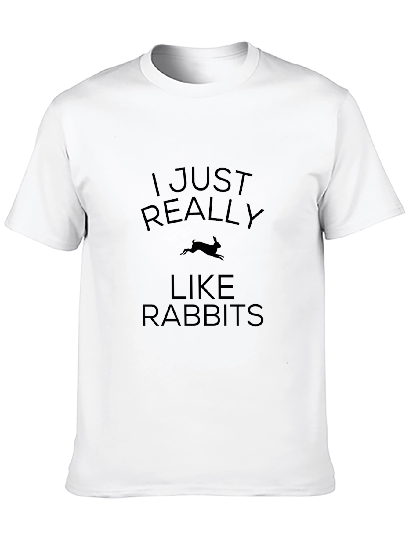 Rabbit Lover Black T-Shirt
