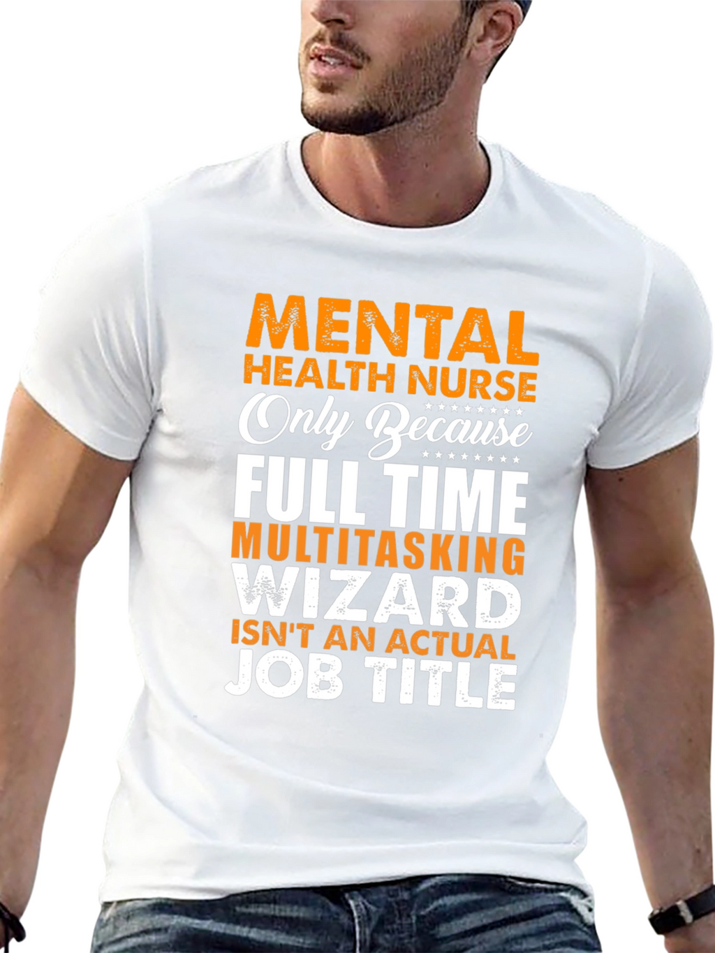 Mental Health Nurse Novelty Graphic Tee