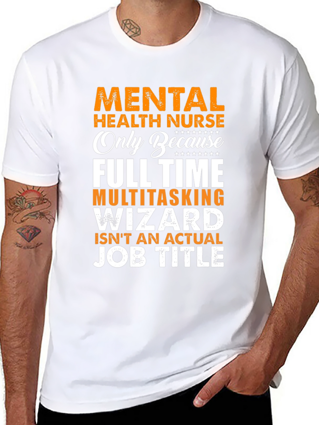 Mental Health Nurse Novelty Graphic Tee