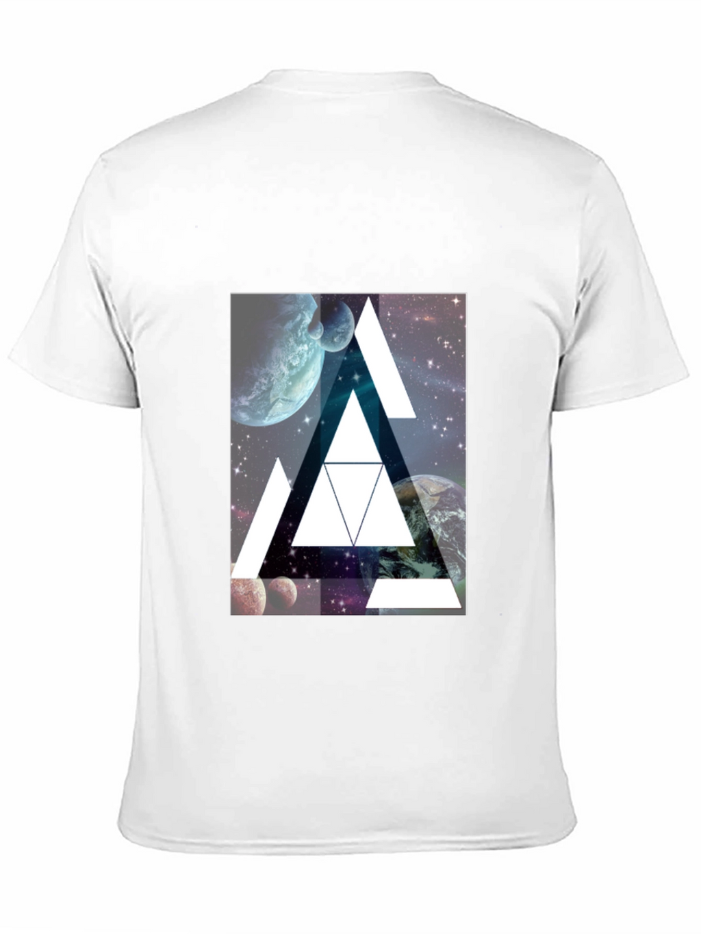 Cosmic Triangle Black T-Shirt