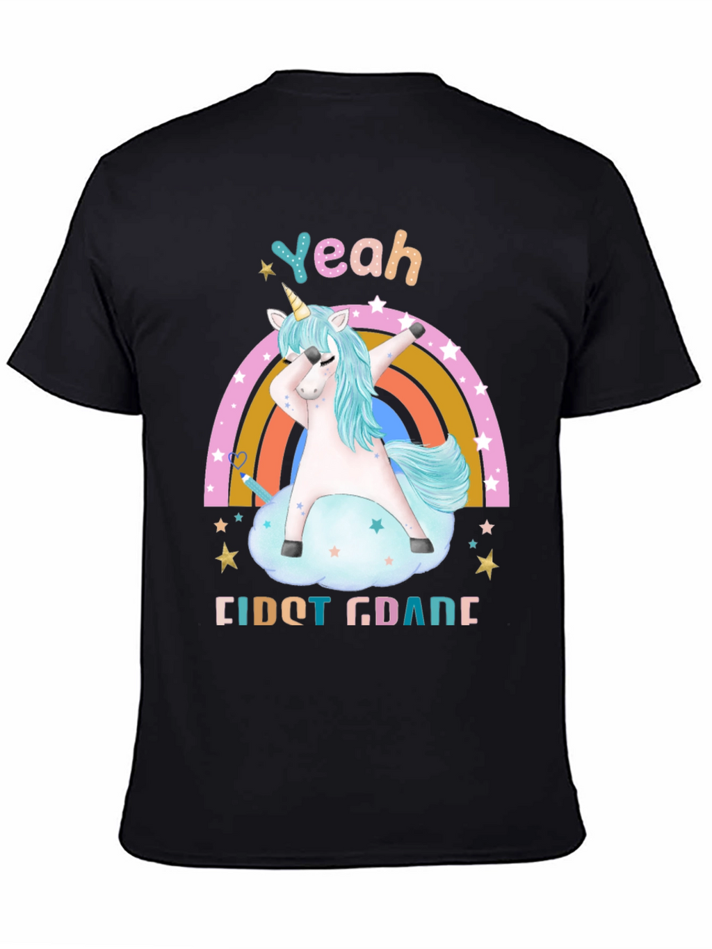 Yeah First Grade Unicorn Dab T-Shirt