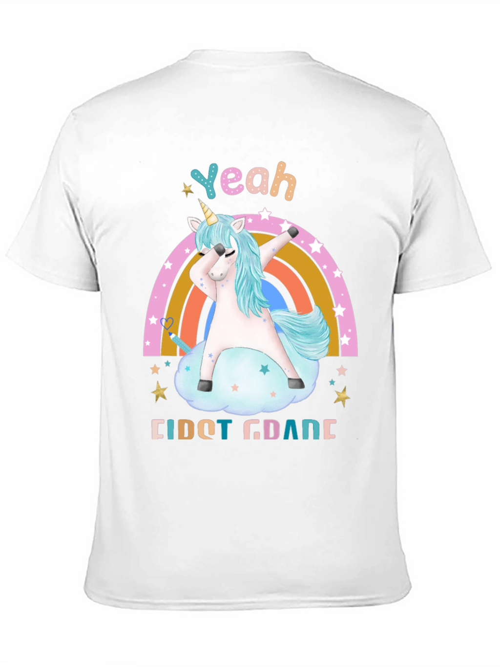 Yeah First Grade Unicorn Dab T-Shirt