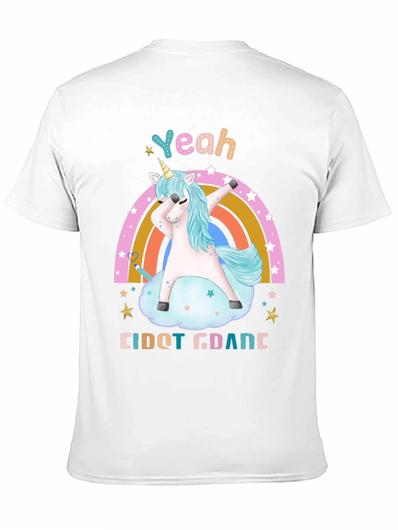 Yeah First Grade Unicorn Dab T-Shirt