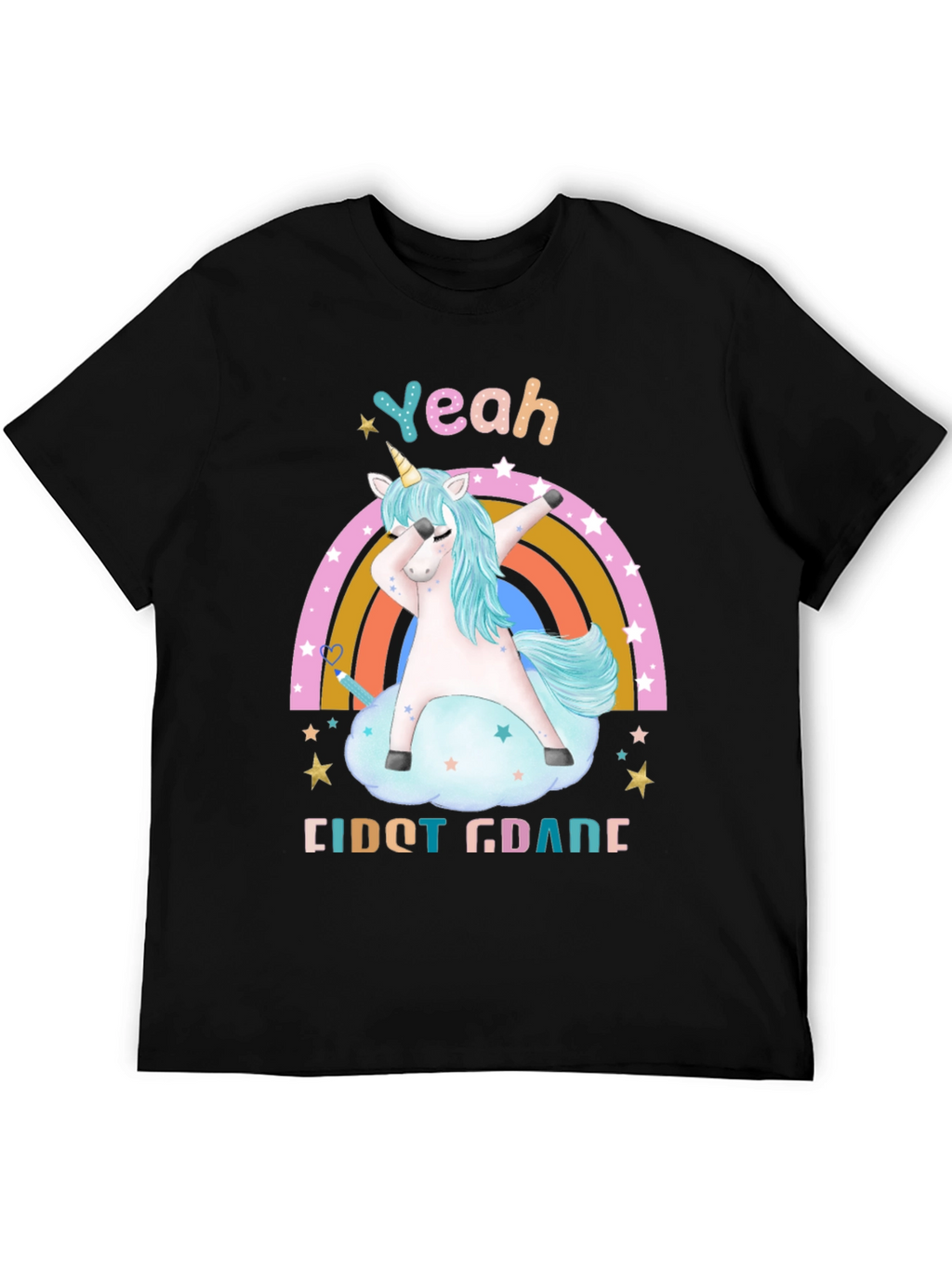 Yeah First Grade Unicorn Dab T-Shirt