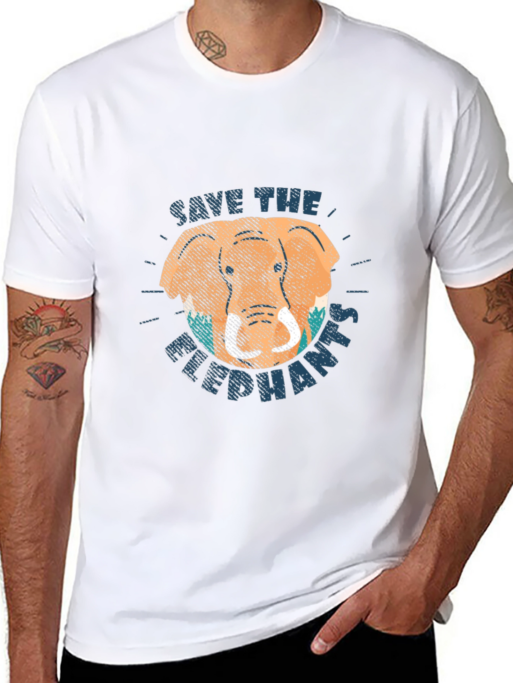 Save the Elephants Graphic Tee